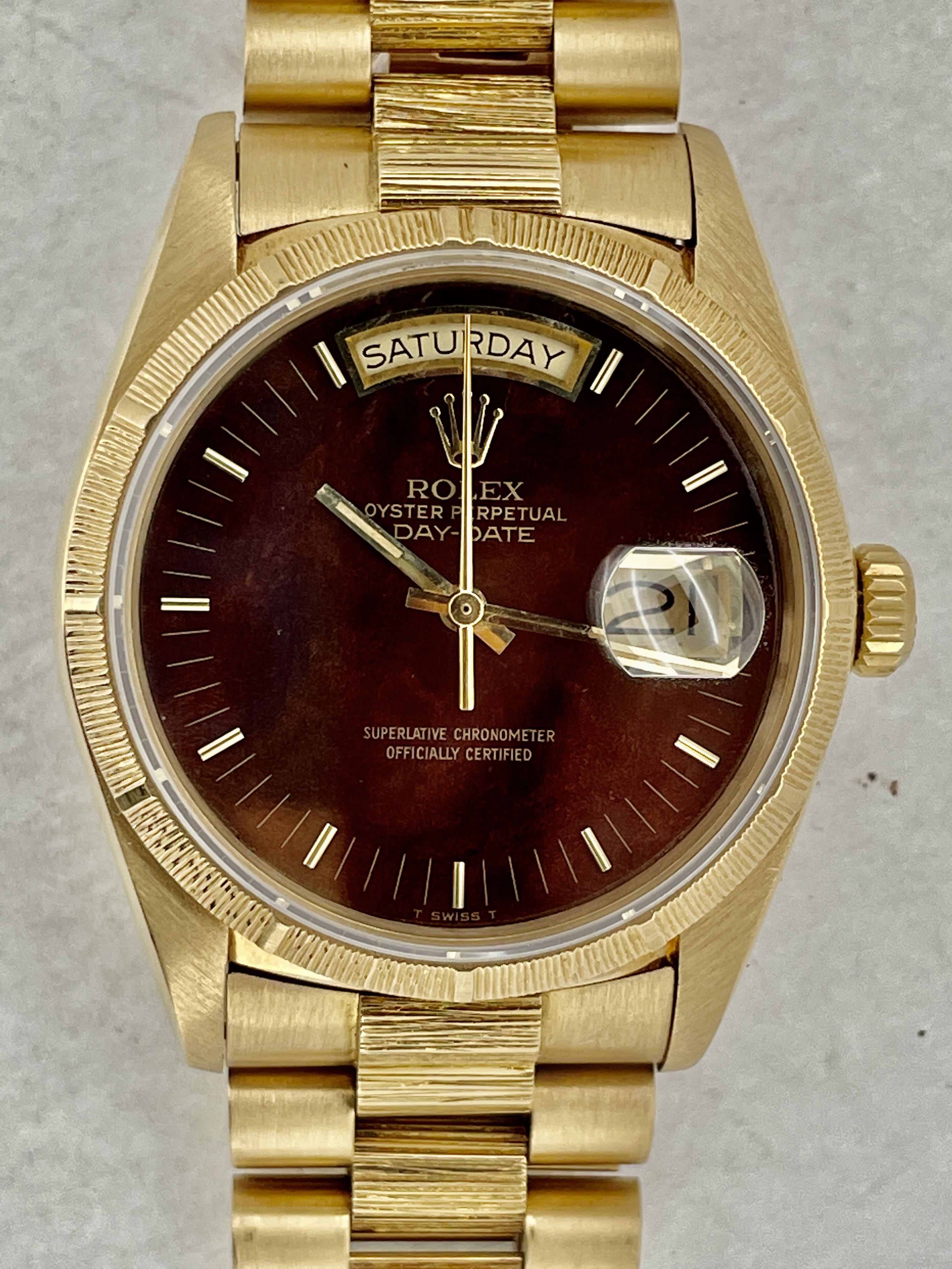 Day date wood 2025 dial