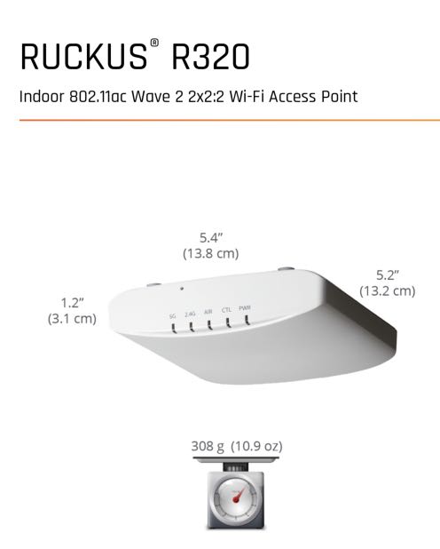 Commscope Ruckusr320 Ruckus R320, Computers & Tech, Parts & Accessories, Networking on Carousell