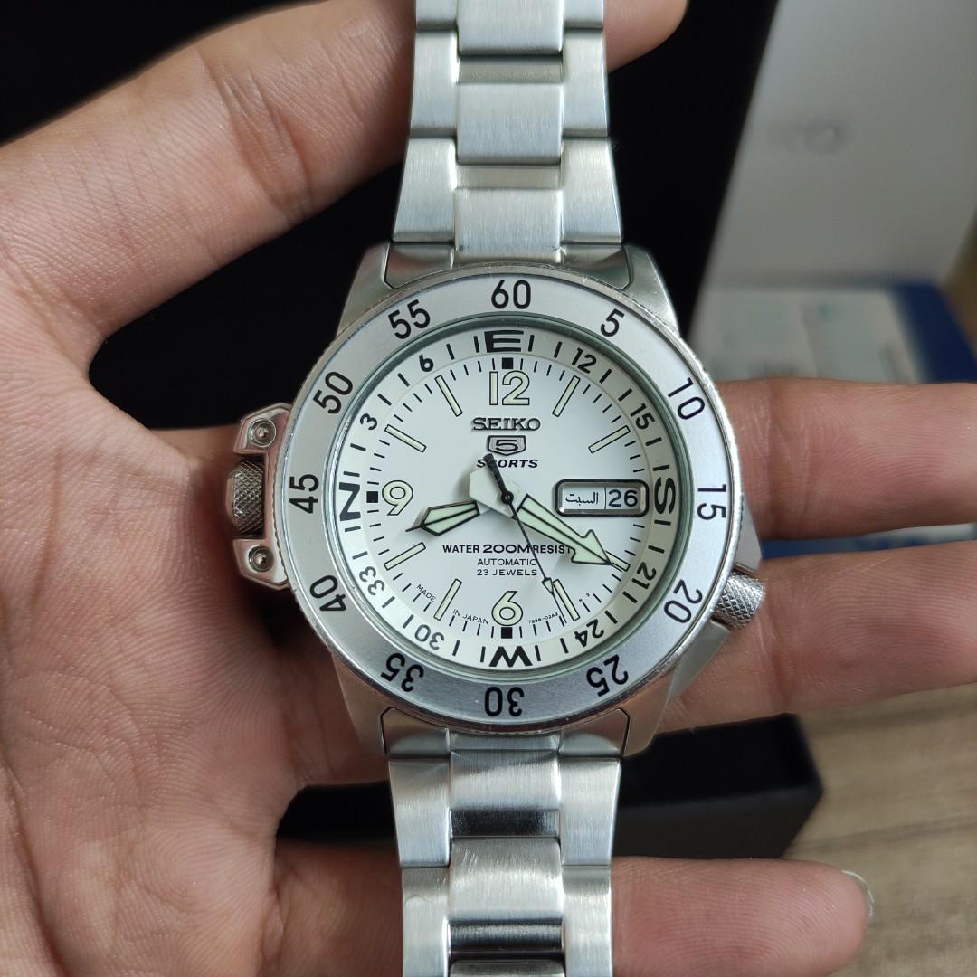 SEIKO ATLAS ALBINO SKZ207 JDM ORIGINAL MULUS Fesyen Pria Jam