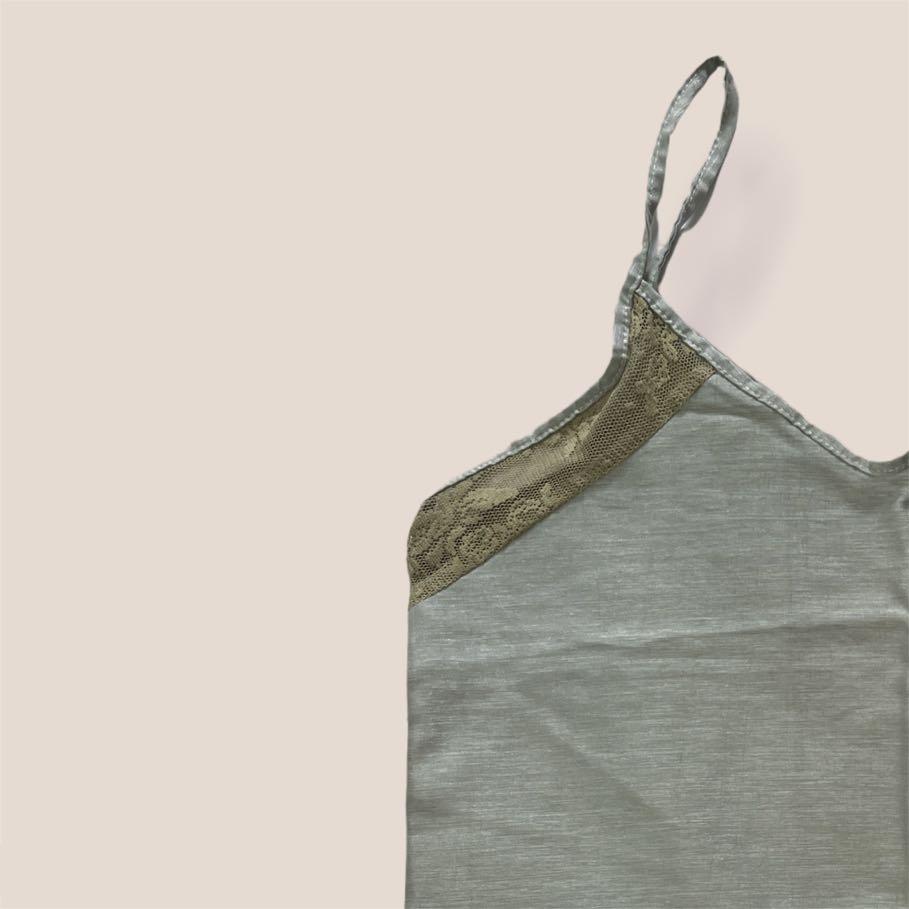 Sexy lace sage green top (Category: Sleeveless) located in Quezon City. Submitted by wmbbr (Listing ID 1168705778, Image 2). Description: Really nice in person.
