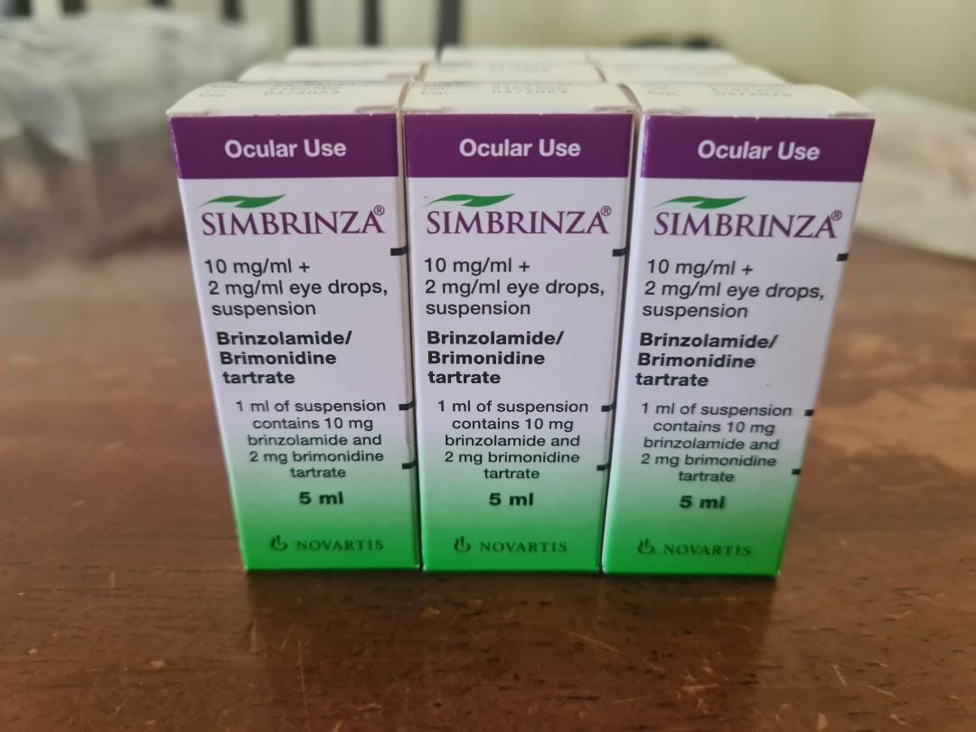 Simbrinza Eye drops, Beauty & Personal Care, Vision Care on Carousell