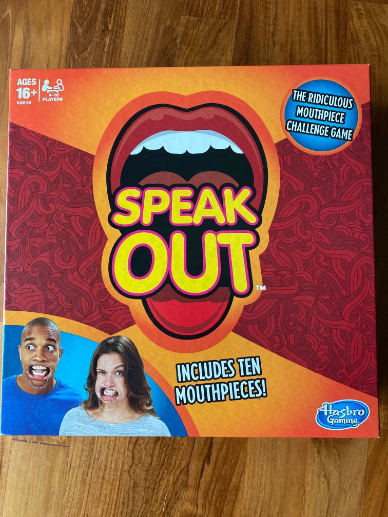 Speak Out The Ridiculous Mouthpiece Challenge Game, Hobbies & Toys