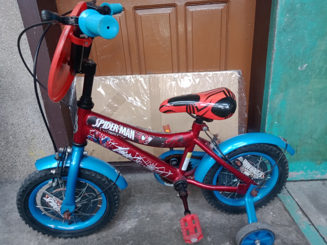 Spiderman Toddlers Bike, Hobbies & Toys, Toys & Games on Carousell
