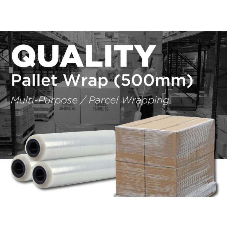 Stretch Film Wrap Shrink Wrap Pallet Roll Wrapping 500mm 218