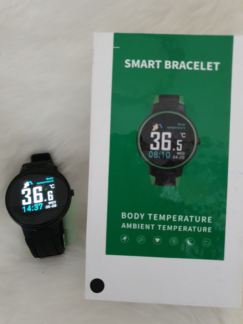 Smart band body temperature best sale