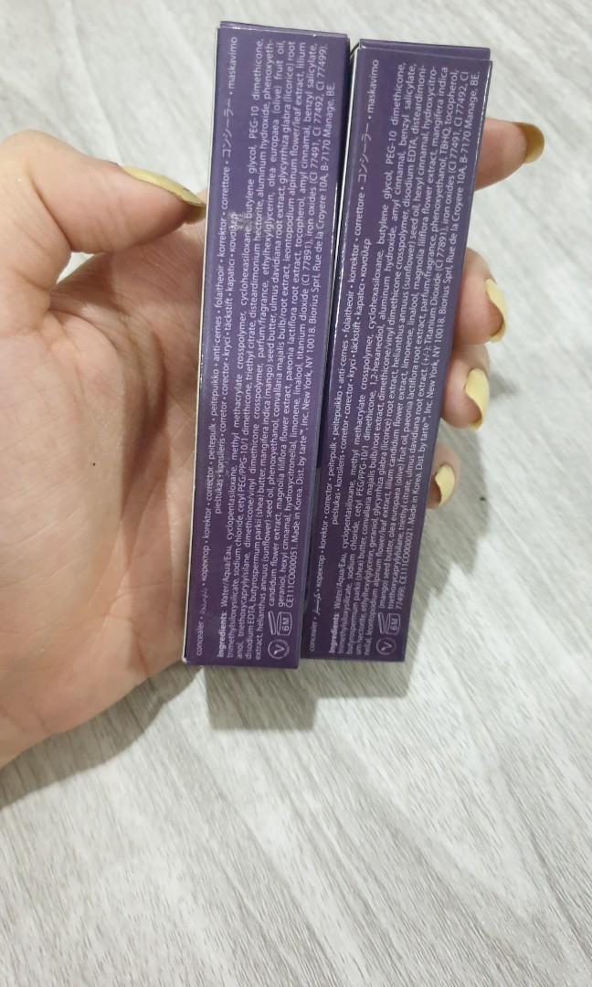 Tarte Shape Tape Concealer (Category: Makeup) located in Quezon City. Submitted by rdl09 (Listing ID 1168777551, Image 3). Description: 1500 EACH shades: -Light Neutral -Light Medium Sand BRAND NEW.