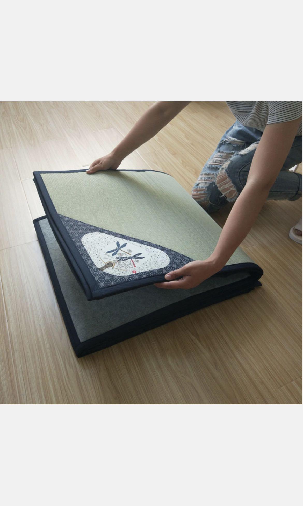 Tatami mat (green rabbit), Furniture & Home Living, Furniture, Bed