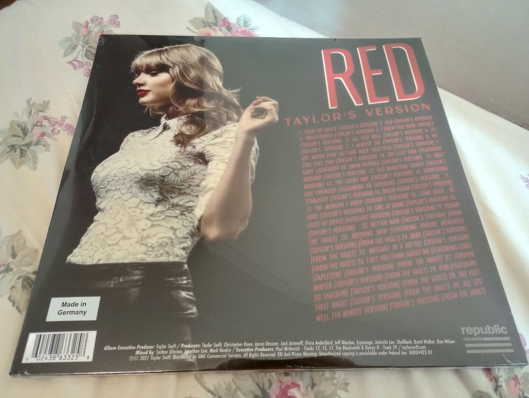 Taylor Swift Red (Taylor Swift Version) Vinyl, Hobbies & Toys, Music & Media, Vinyls on Carousell