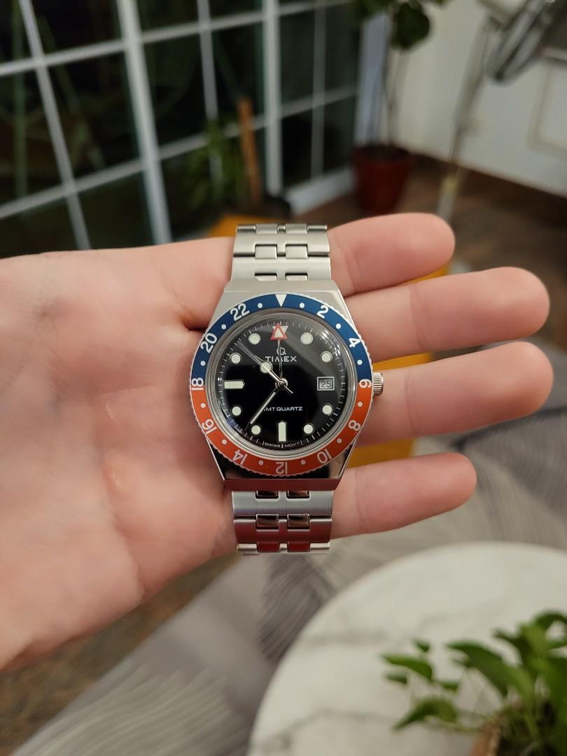TIMEX Q GMT, Luxury, Watches on Carousell