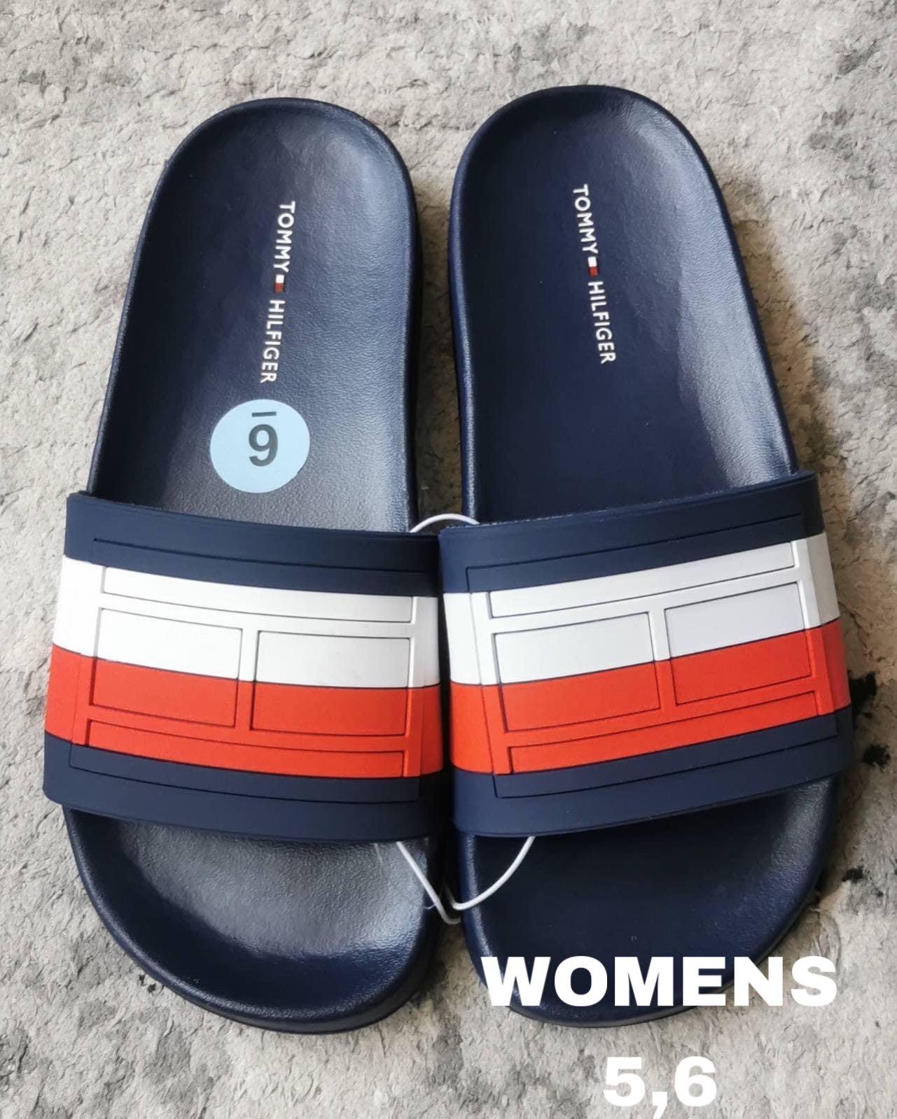 Tommy hilfiger slides size 6 hot sale