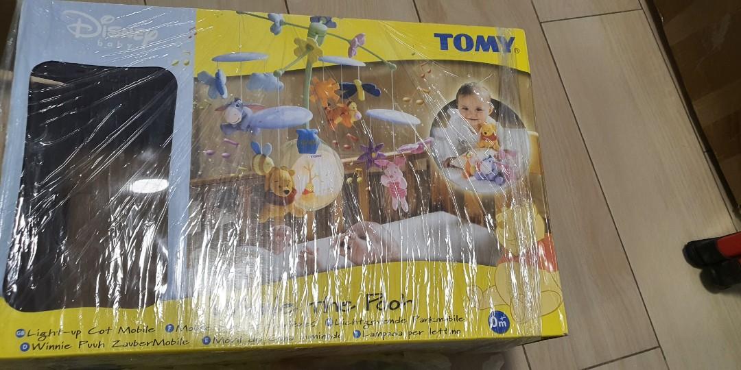 Tomy Winnie the Pooh Light up Cot Mobile toy, Babies & Kids, Infant