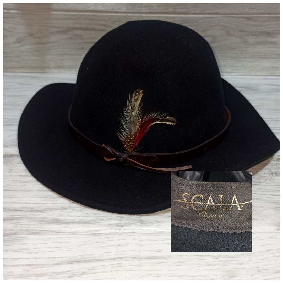 Topi Fedora Hat Scala Classic USA 