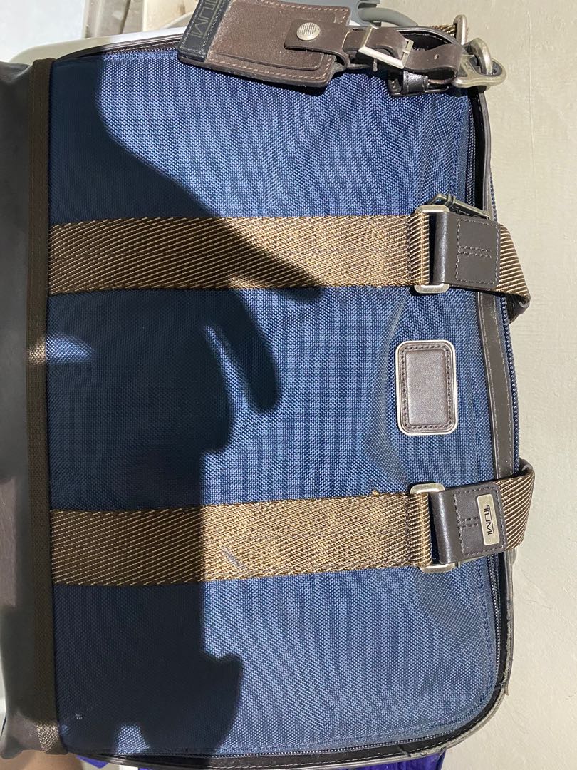 tumi blue laptop bag