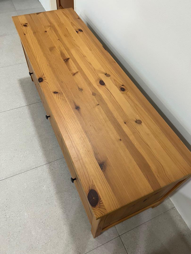 TV Console (light brown/wood), Furniture & Home Living, Furniture, TV