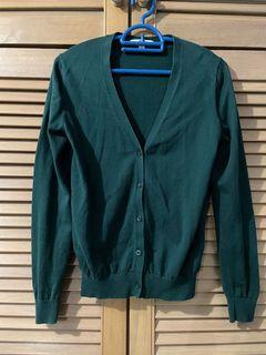 Uniqlo Green Cardigan