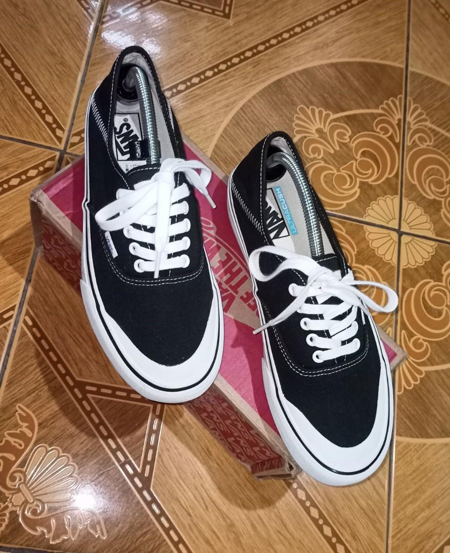 Vans authentic sf black white shop