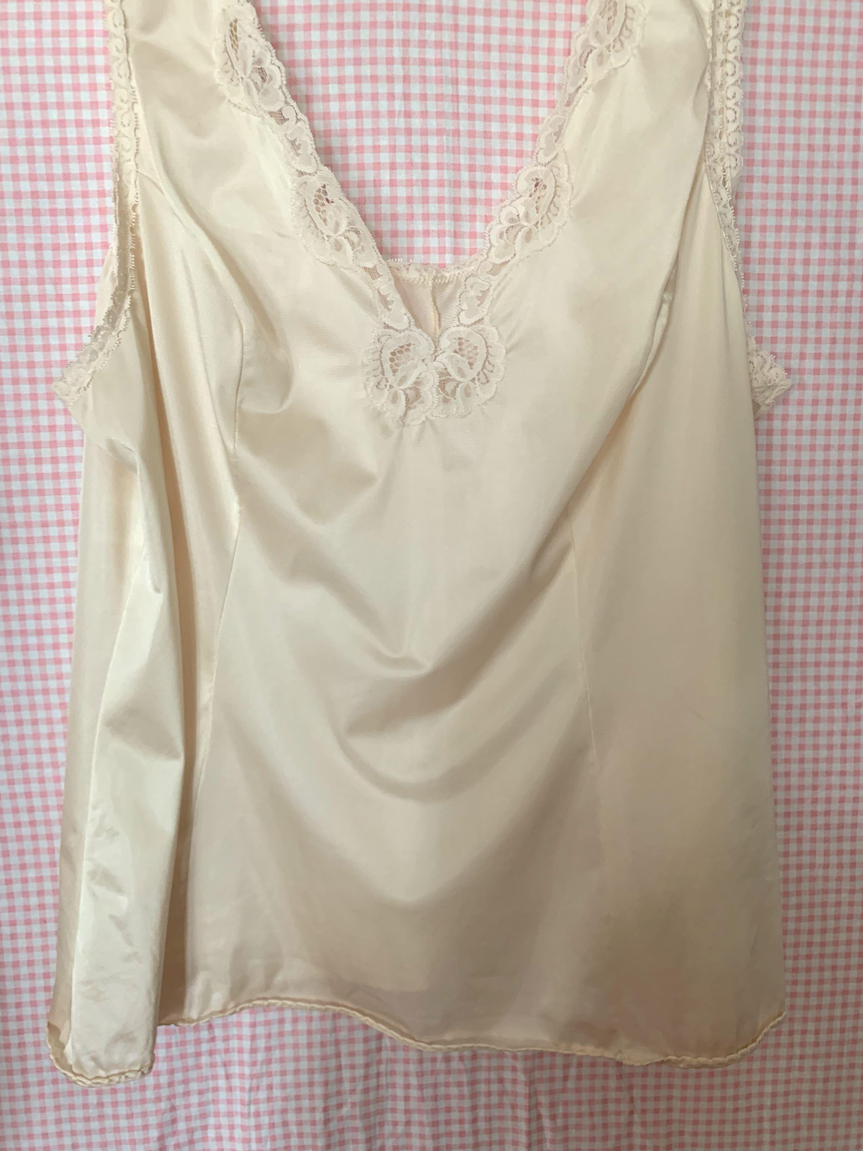 Pale yellow camisole top