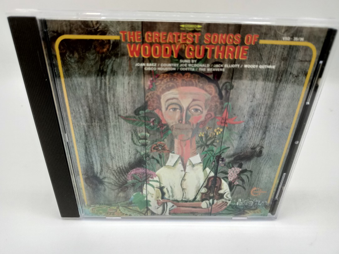 Woody Guthrie Greatest Songs /1972-1988 Vanguard Regards / US MADE Used ...