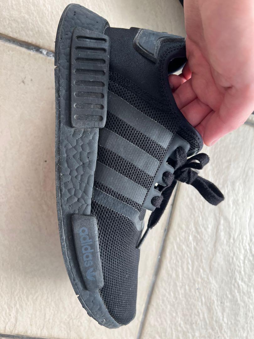 WTS NMD R1 Triple Black Reflective Men s Fashion Footwear