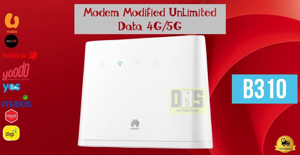 100 B310 Huawei Modified 4G LTE Bypass Hotspot Modem Wireless Router