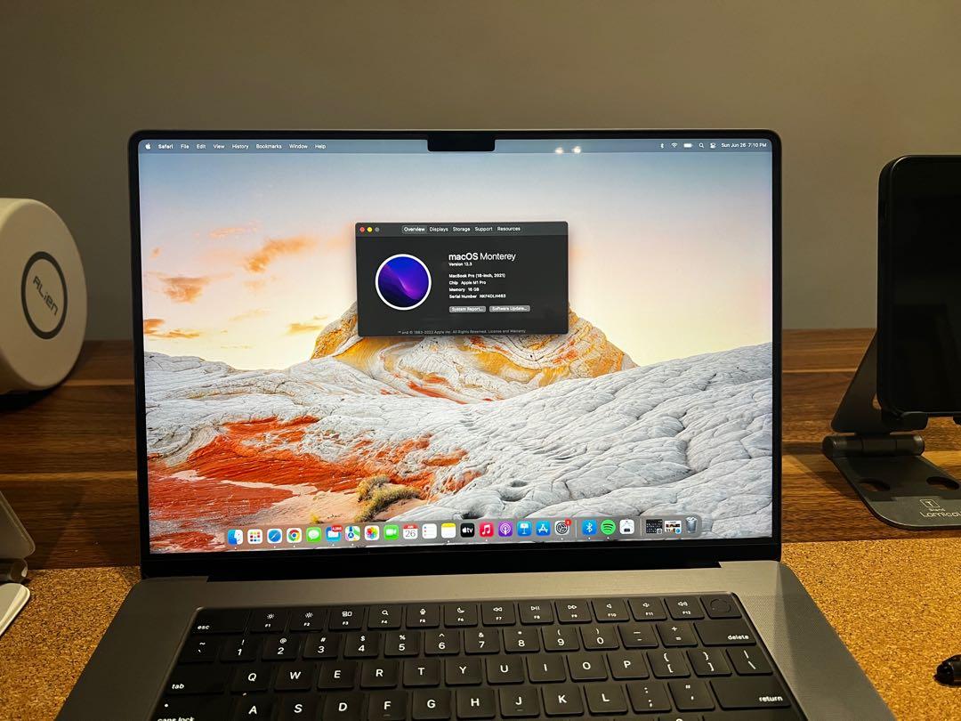 16 inch M1 Pro 1 TB Almost New, Computers & Tech, Laptops & Notebooks ...