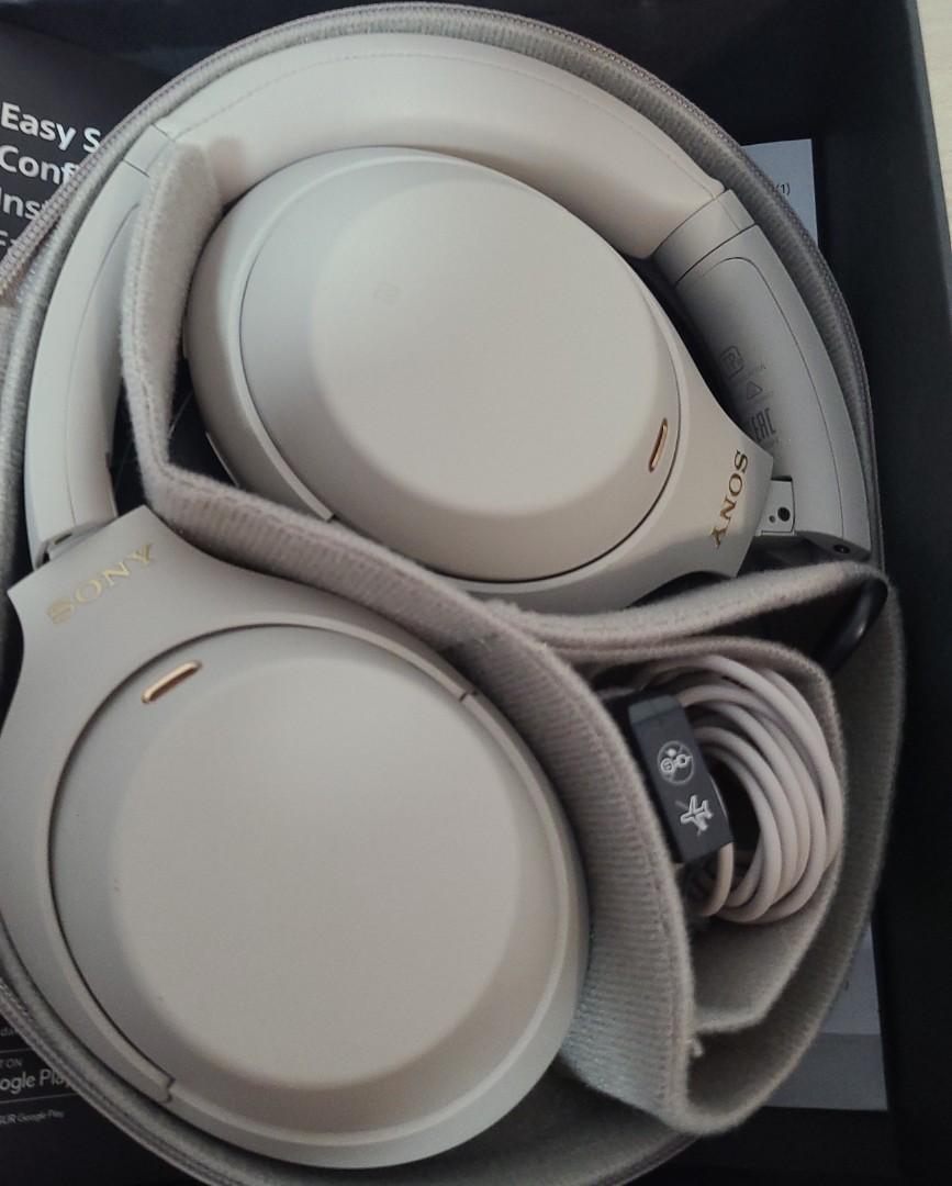 賣99%新Sony wh1000xm4 silver 無線藍芽耳機銀色, 音響器材, 耳機