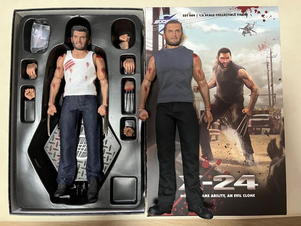 二手9成新Soosootoys 狼人X-24 wolverine 雙Body 雙頭雕雙人偶X24 ...