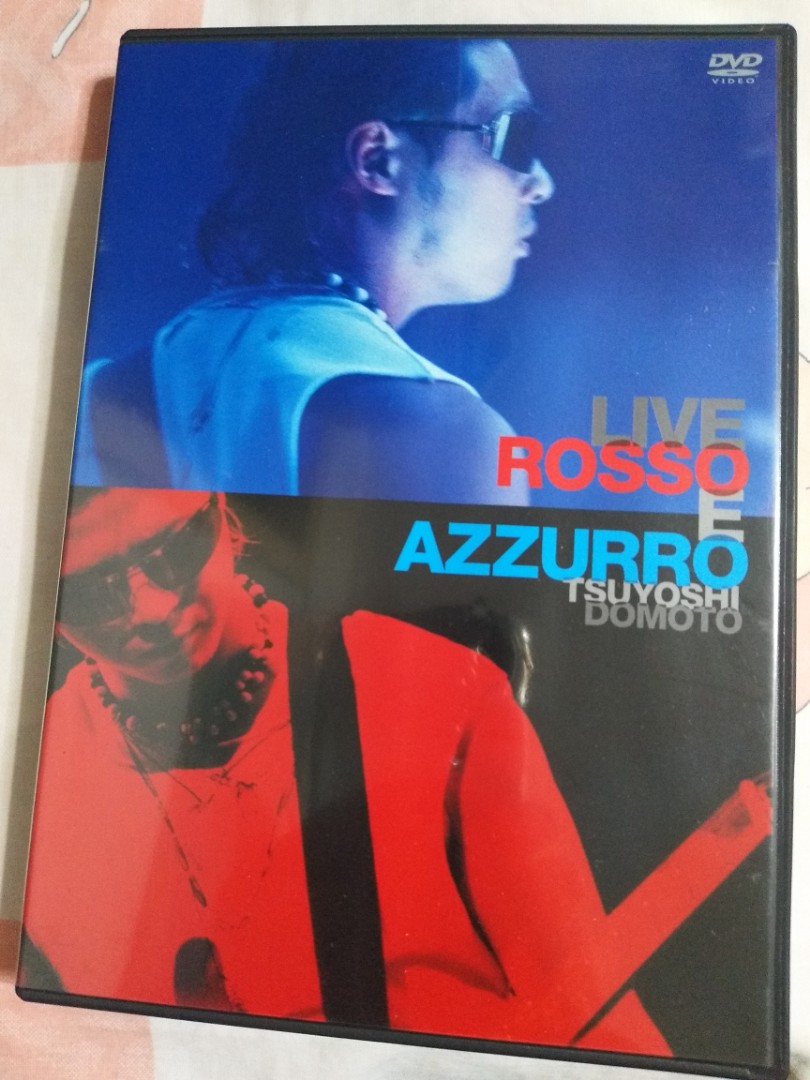 日版堂本剛LIVE ROSSO E AZZURRO Tsuyoshi Domoto 演唱會DVD 2003, 興趣及遊戲, 音樂樂器 配件,  音樂與媒體- CD 及DVD - Carousell