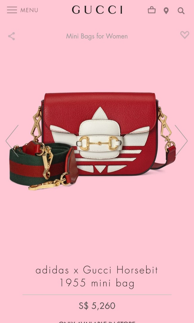 Adidas x Gucci Horsebit 1955 Mini Bag