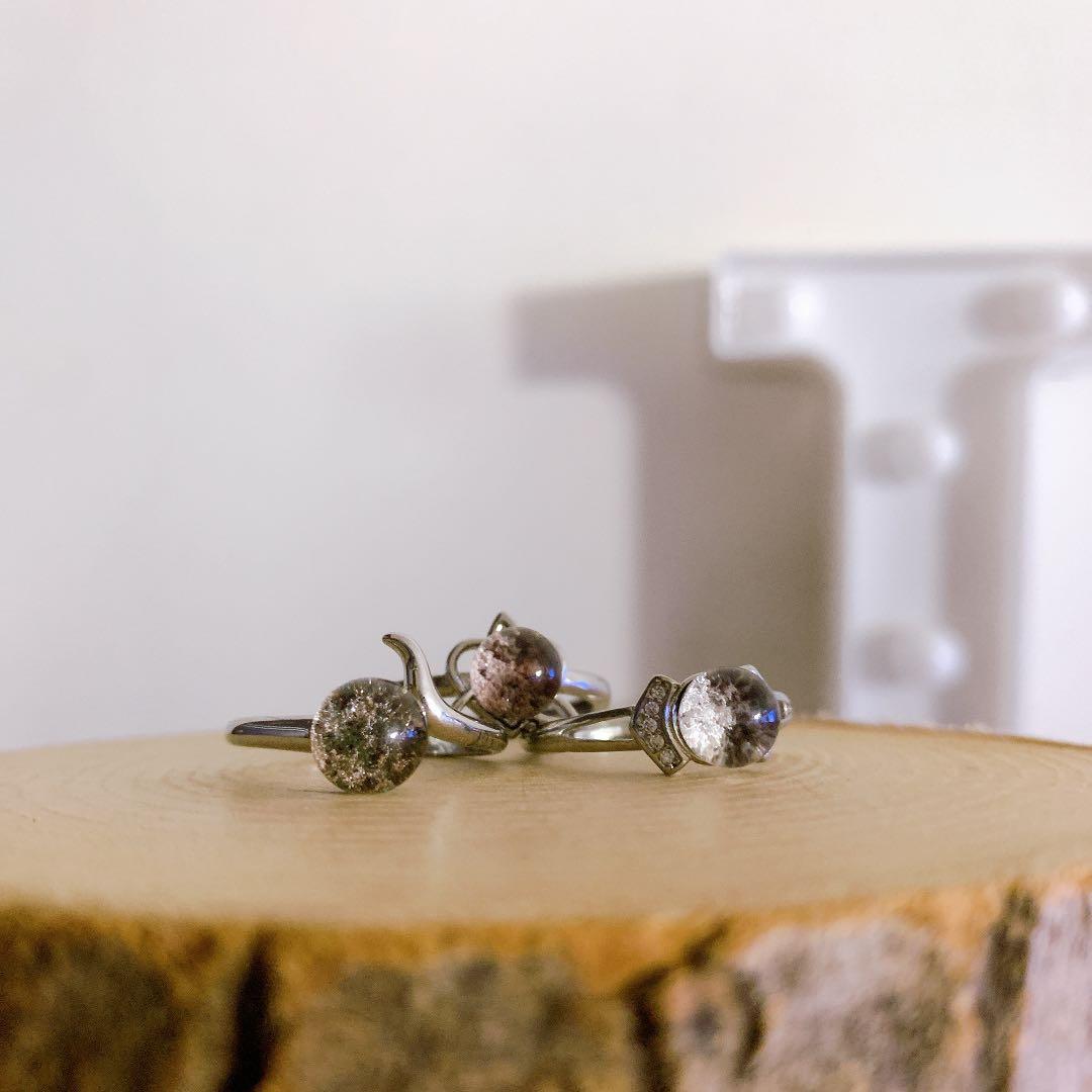 Adjustable crystal ring hotsell