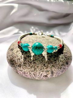 Adjustable Gemstone Bracelets handmade in Nepal, Turquoise bracelet, Lapis lazuli bracelet, black onyx bracelet,