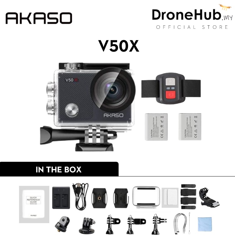 AKASO V50X Wifi Action Camera, Photography, Cameras on Carousell