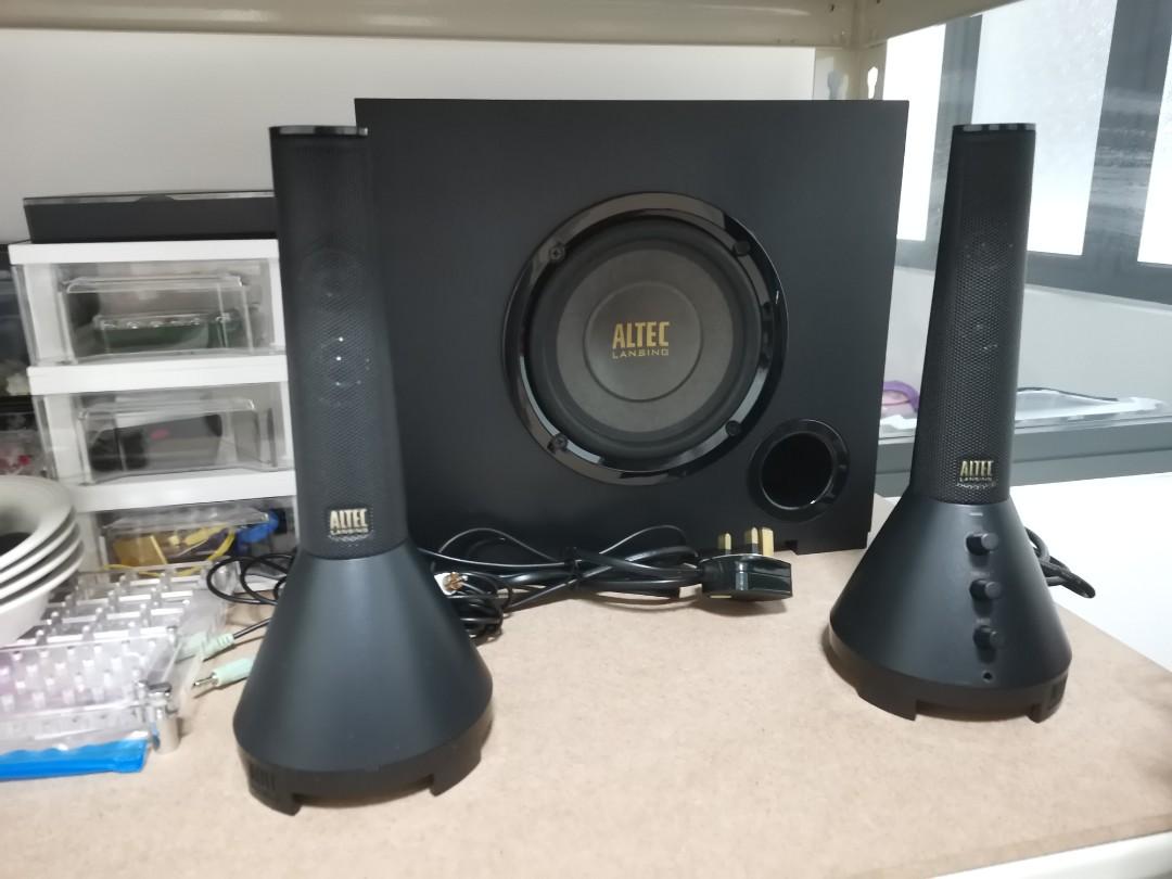 Altec Lansing Speakers & Subwoofer, Audio, Soundbars, Speakers