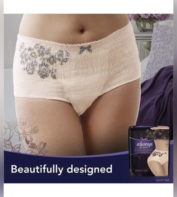 Always Discreet Boutique High Rise Incontinence and Postpartum Incontinence  Underwear Disposable, Women's Fashion, Maternity wear on Carousell