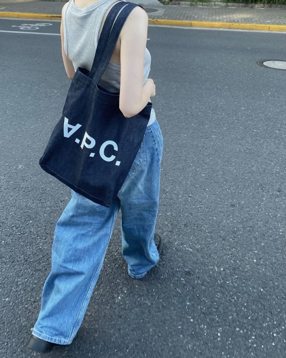 Apc laure top tote bag