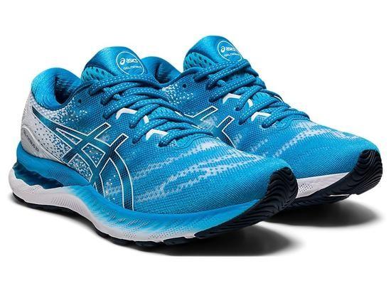 Asics Gel-Nimbus 23 Digital Aqua/White (Women's US 7), Women's Fashion,  Footwear, Sneakers on Carousell