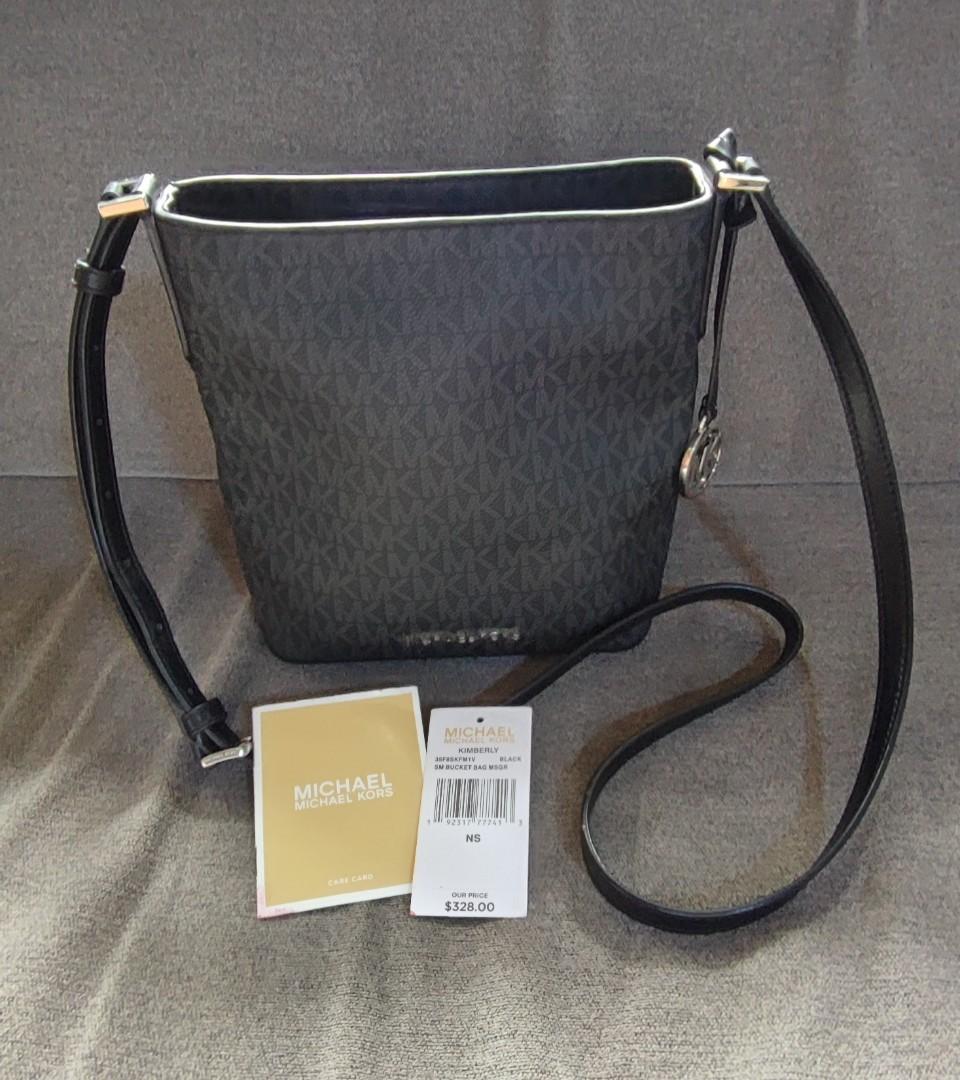 AUTH MICHAEL KORS MK KIMBERLY BUCKET BAG
