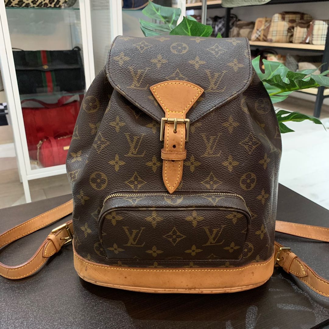 Montsouris backpack Louis Vuitton Brown in Synthetic  32154465