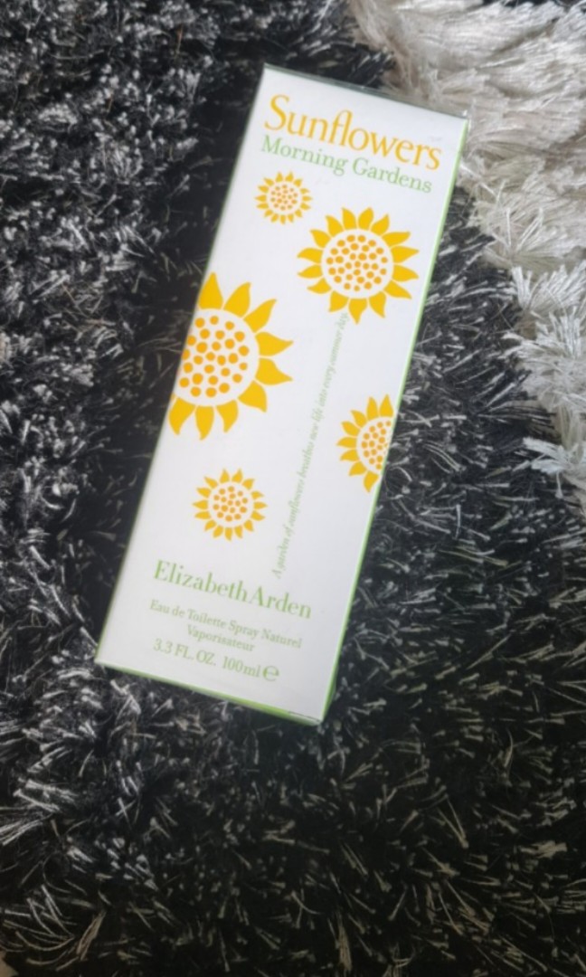 Authentic Elizabeth Arden Sunflowers Morning Gardens 100ml EDT Perfume, Beauty & Personal Care