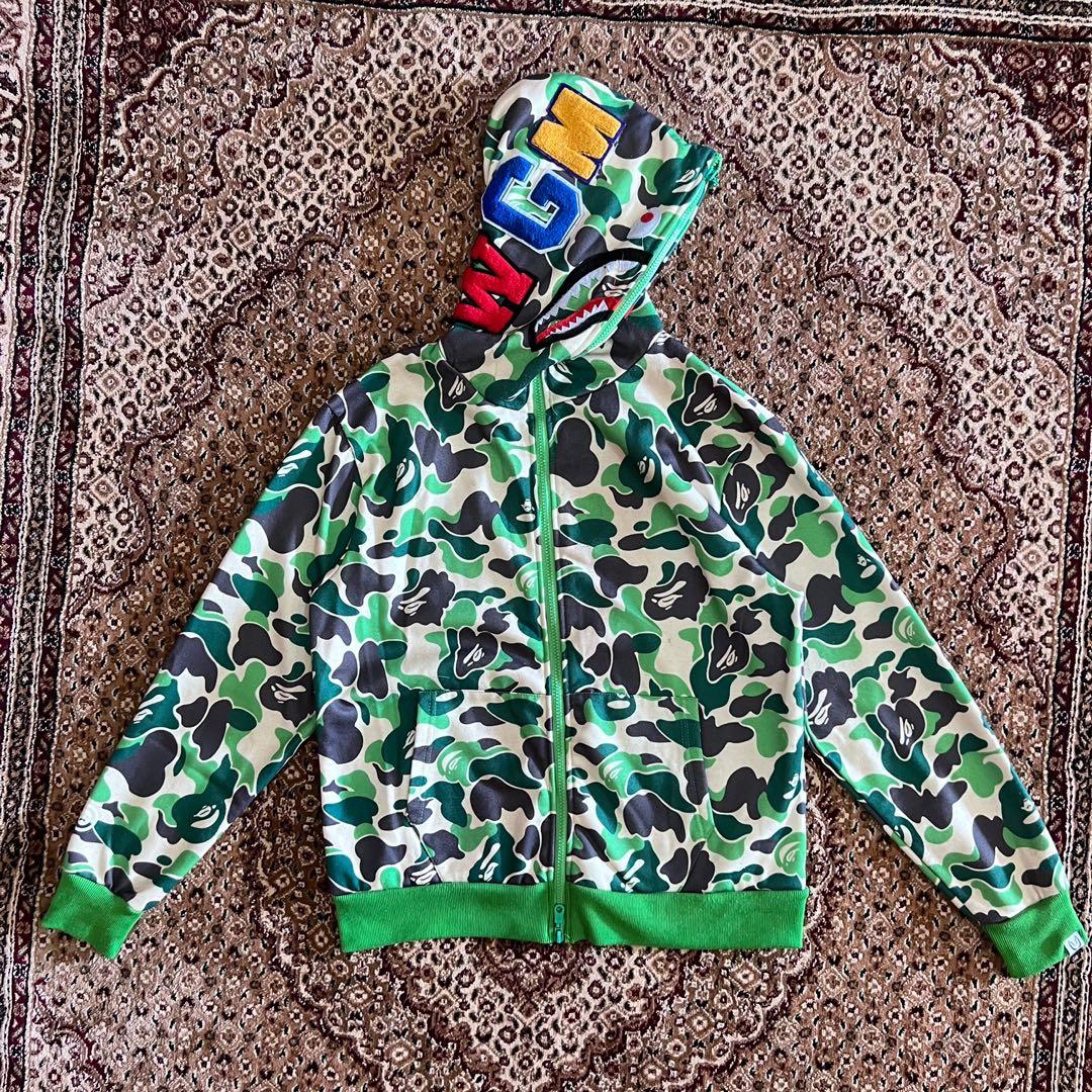 Bape hoodie full zip fake Men s Fashion Tops Sets Hoodies