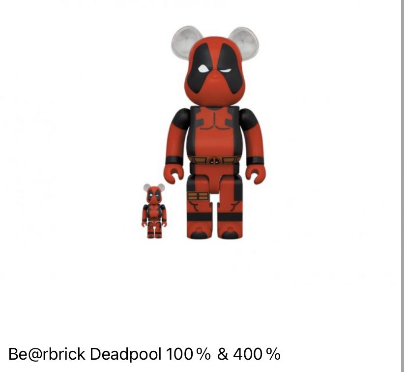 公式初売MEDICOM TOY - BE@RBRICK DEADPOOL 100％ & 400％の通販 by ...