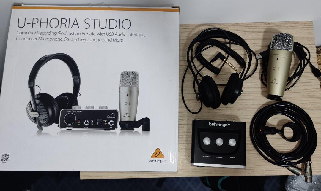 C-1　HPS-5000,　with　Hobbies　Music　Complete　Media,　and　Behringer　on　Accessories　Toys,　UM-2,　Bundle　U-PHORIA　Music　STUDIO　Recording/Podcasting　Mic　Carousell