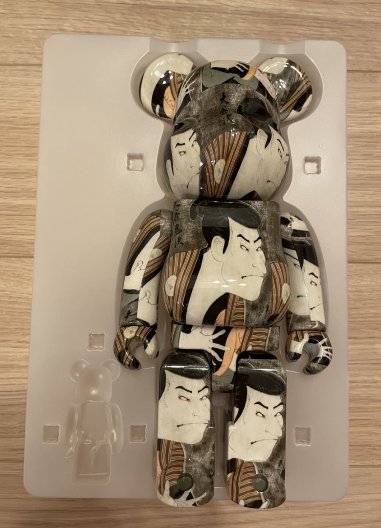 現貨」BEARBRICK 東洲斎写楽「三代目大谷鬼次の奴江戸兵衛」100