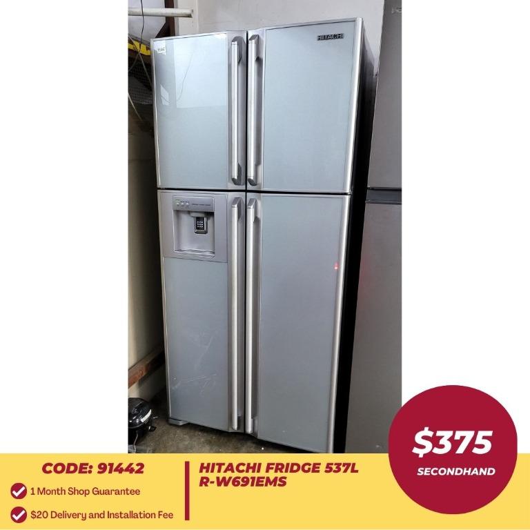 BEST DEAL! HITACHI Fridge 537L RW691EMS, TV & Home Appliances, Kitchen