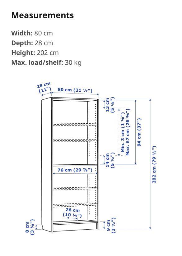 Billy bookcase, Furniture & Home Living, Furniture, Shelves,