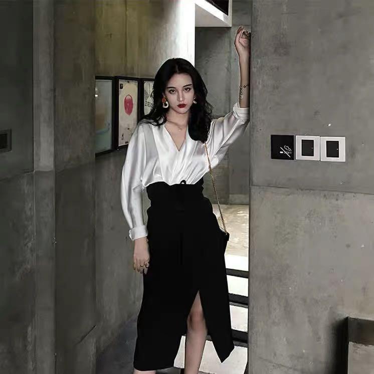 Black work 2025 skirt gray