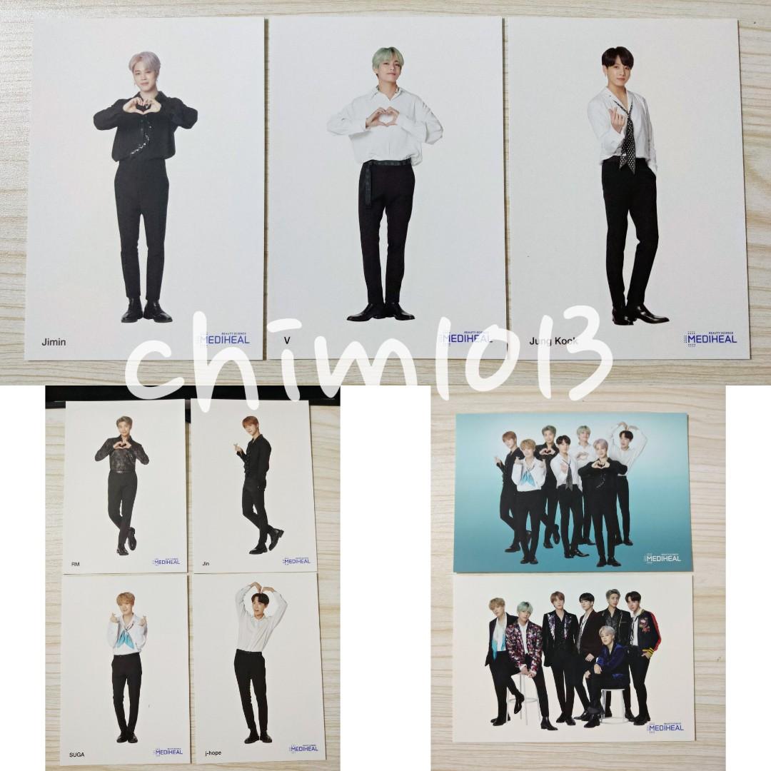 BTS 防弾少年団 ポストカードMEDIHEAL×BTS フォトカード メディヒール オール ジミン JIMIN