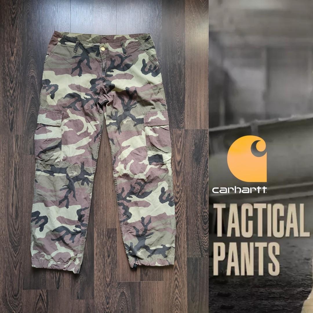 CARHARTT WIP WOODLAND CAMO Cargo Pants Collection Men s Fashion Bottoms Joggers on Carousell