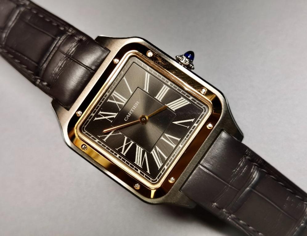 Cartier Santos-Dumont Le 14 bis watch. Ref.W2SA0015, 名牌, 手錶- Carousell