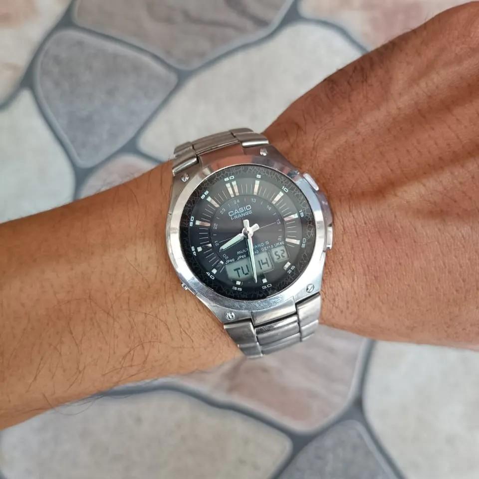 Casio i-range irw-m10t titanium ori